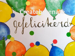Gefeliciteerd Confetti Nr. 22